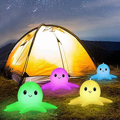Solar Octopus Floating Pool Lights Inflatable Color Changing Lights Xmas Party Decor