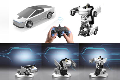 Transform Remote Control Cars Cyber Truck Remote Control Car with Light Effect-Tesla