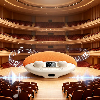 2 in 1 Under Pillow Sleep Speaker Bluetooth Headphones - Orange
