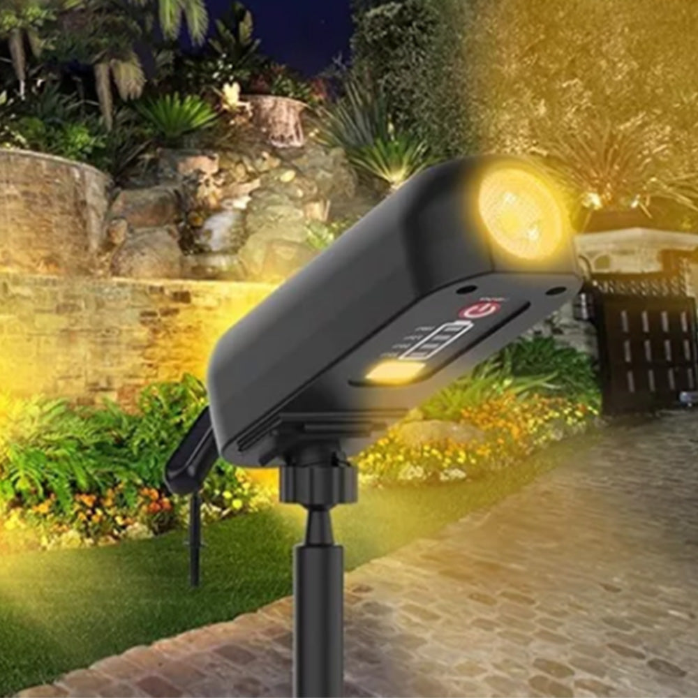2Pcs Solar LED Spotlights Garden Path Landscape Tree Decorative Spot Lights