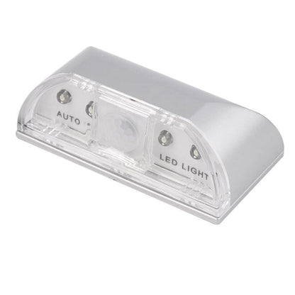 Wireless LED Motion Sensor Night Light with PIR for Hallway & Stairs  Silver