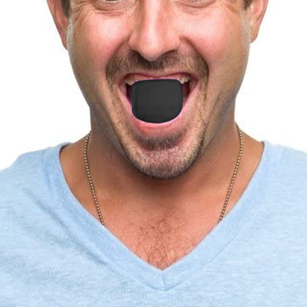 Set of 2Pcs JawLine Exercise Facial Jaw Muscle Exerciser Neck Face Toning Tool Black