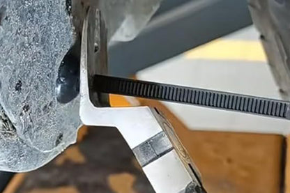 200Pcs Nylon Universal Cable Tie Buckle Zip Tie for Car Repair Wire Bundling