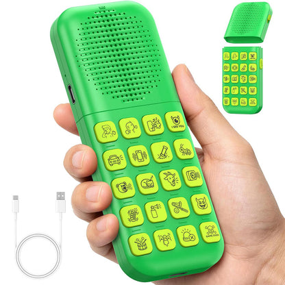 20 Sound Effect DIY Recording Prank Toy with Remote for Boys and Girls - Black