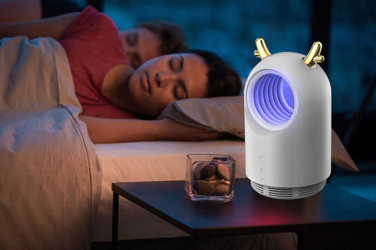 Bug Zapper Outdoor And Indoor USB Rechargeable Mosquito And Fly Killer Lamp-White color