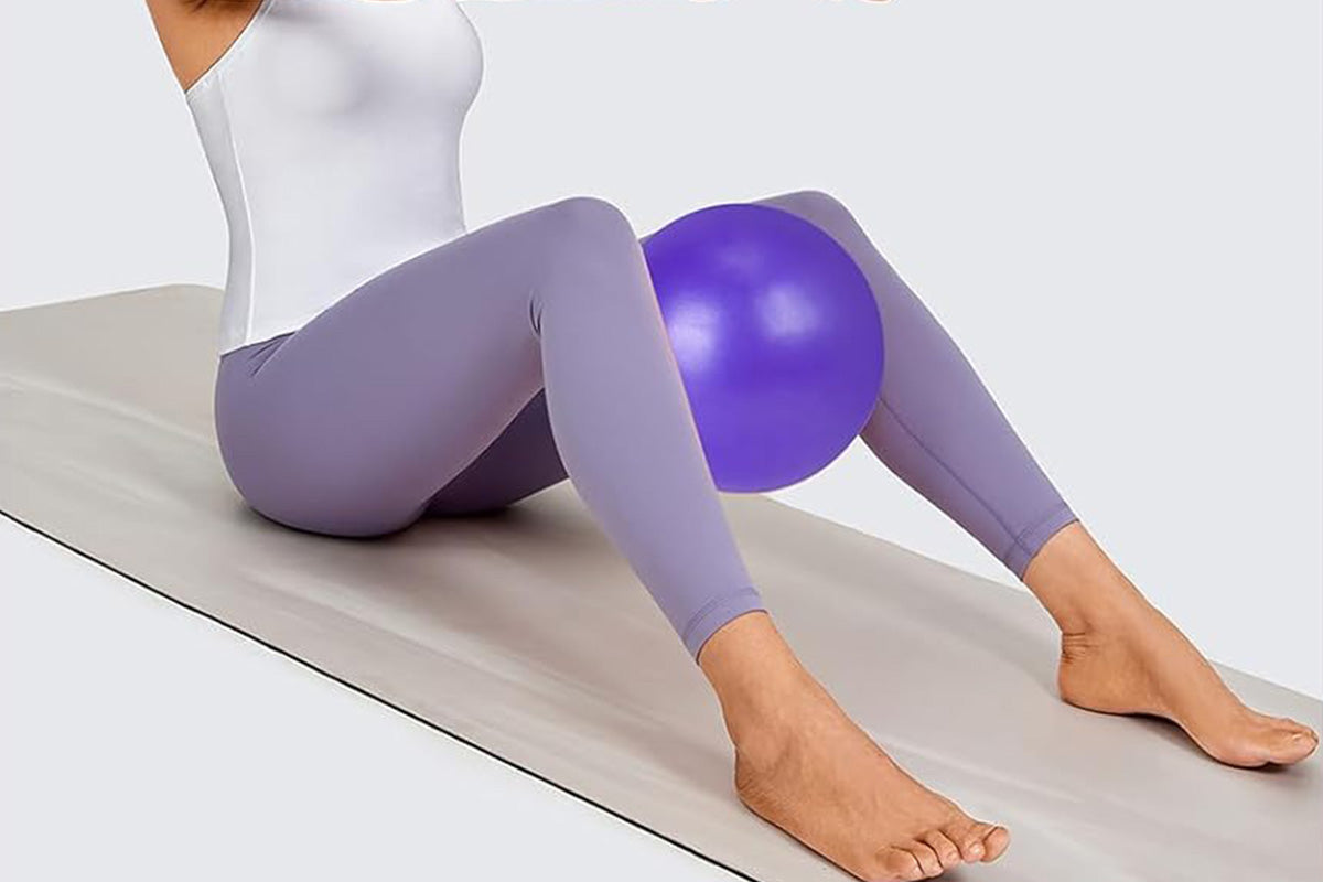 13PCS Home Pilates Kit With Yoga Ball Resistance Band Pilates Ring -Purple Color