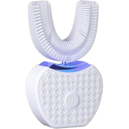 U-Shaped Electric Toothbrush 360-degree Sonic Cleaning Tooth Brush for Adults-white