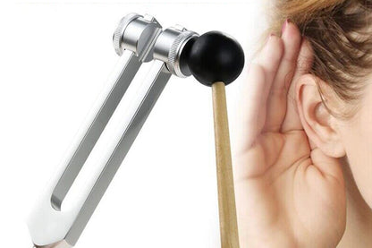 4 Piece Tuning Fork Set with Mallet Sound Tool
