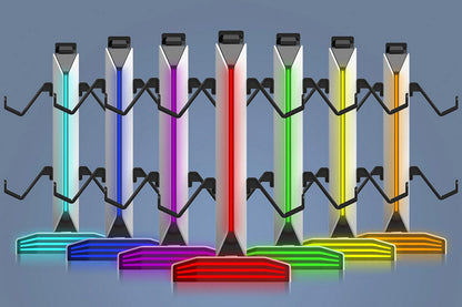 RGB Game Controller Holder Desktop Headset Stand With 9 Light Modes