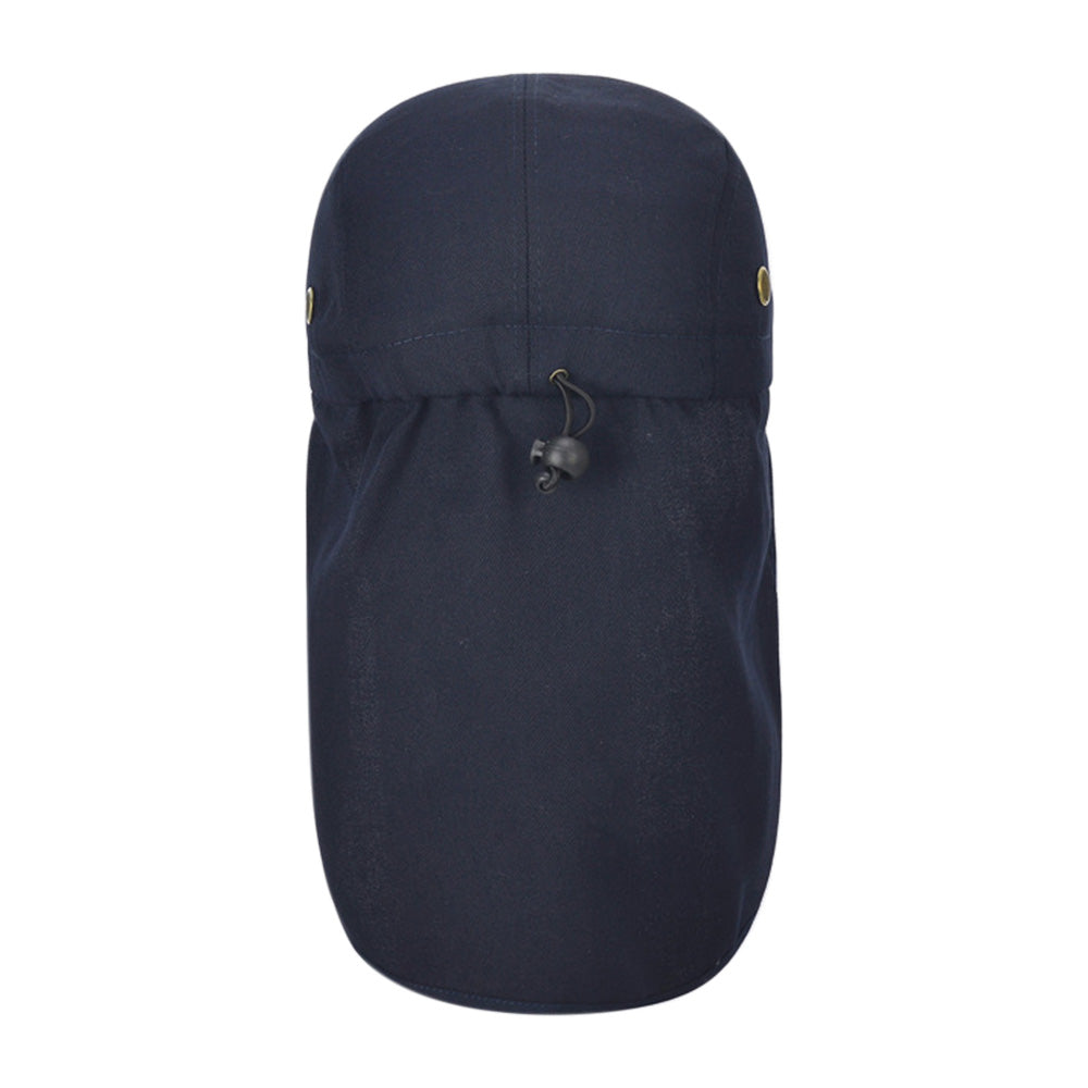 Summer Sun Hat Baseball Cap with Wide Brim and Extended Visor - Blue