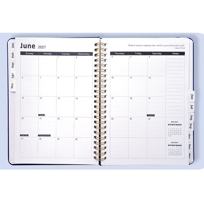 3 Pack 2027 Spiral Planner Monthly Weekly Portable Organizer Notebook