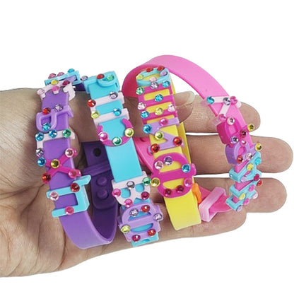 DIY Friendship Bracelet Kit â€?Cool Bracelet Maker with Charms and Stickers