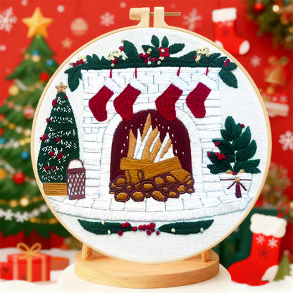 4 Pack Christmas Embroidery Kit For Adults Beginners