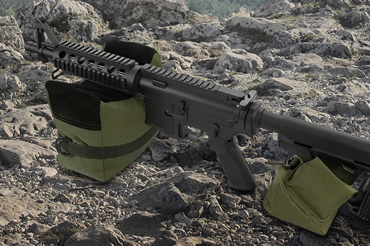 Shooting Range Rest Sandbag for Outdoor Hunting-Army Green