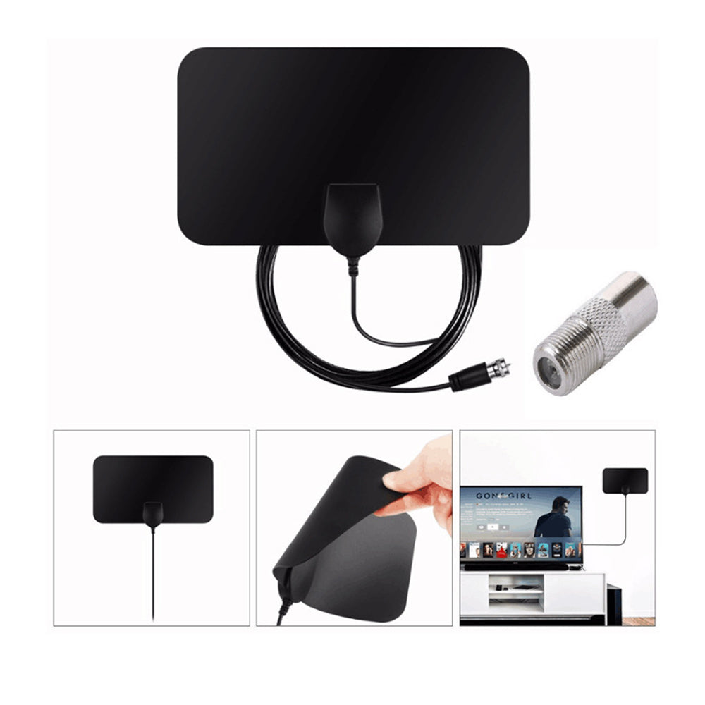 2Pcs 1080P Antenna for Smart TV Signal Booster Amplifier HDTV Antenna