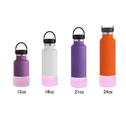 Silicone Protective Sleeve Compatible with Stanley Tumbler Bling Anti-Slip Cover Pink
