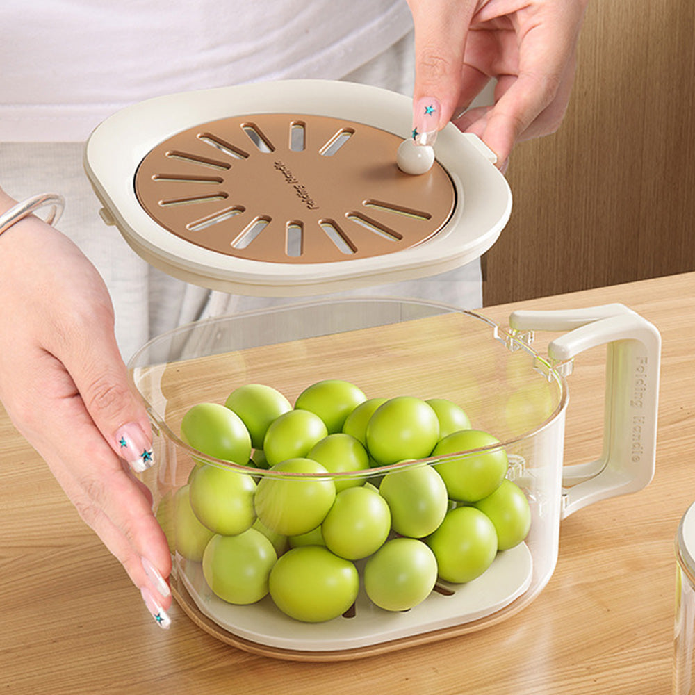 2 in 1 Collapsible Colander and Basin -Coffee