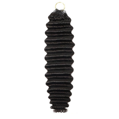 18 Inch Hair Synthetic Curly Deep Wave Braiding Hair Extensions Style 2