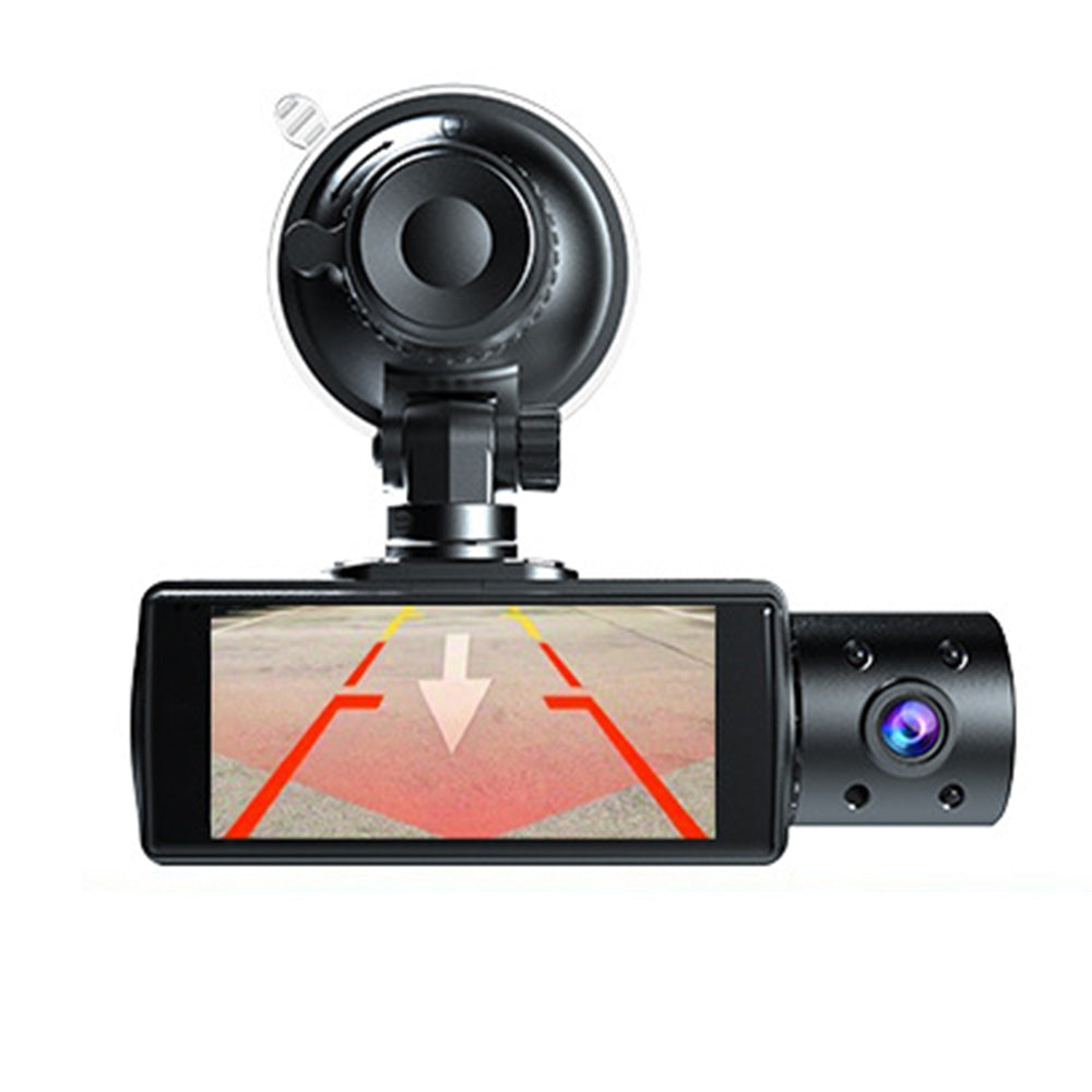 Dash Cam with WiFi ââ‚?Front  Rear & Interior Recording with Night Vision