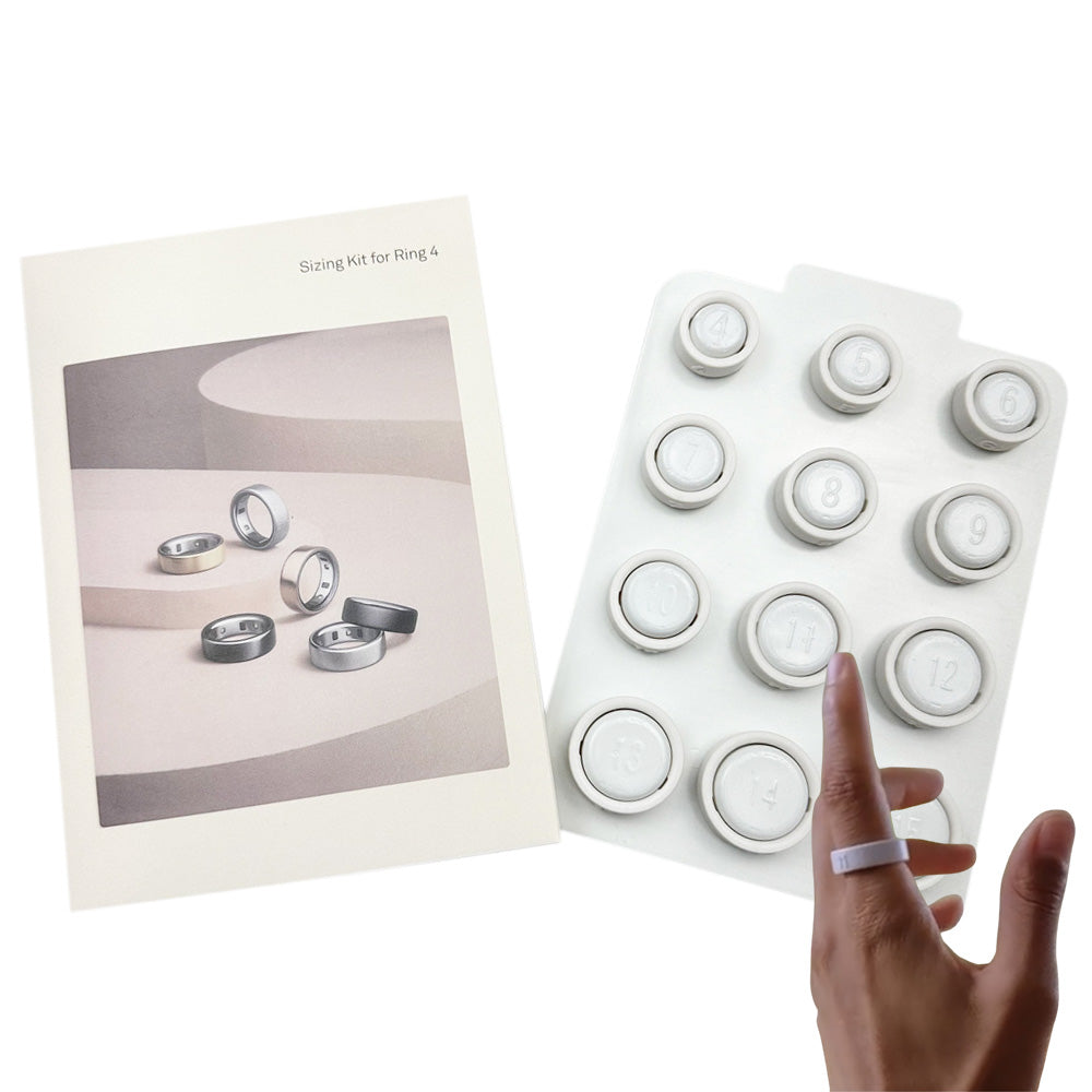 12-Piece Ring Sizer Set Compatible With Oura Ring 4 Unisex