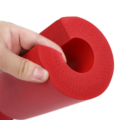Barbell Pad Shoulder Pad for Squat Weightlifting Hip Thrust Lunges Red