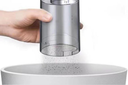 Handheld Car Vacuum Cleaner Rechargeable with Brushless Motor for Home Office Pet -Black + Silver