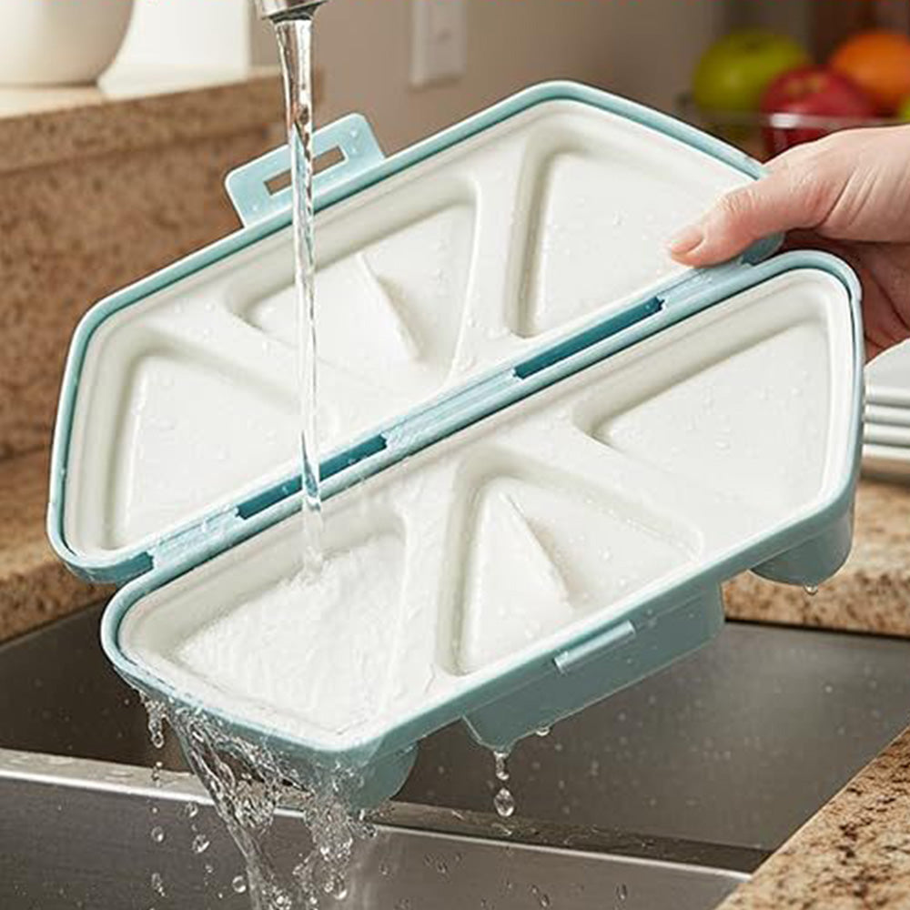 Foldable Japanese Rice Ball Mold Bento Maker Set with Spoon and Fork