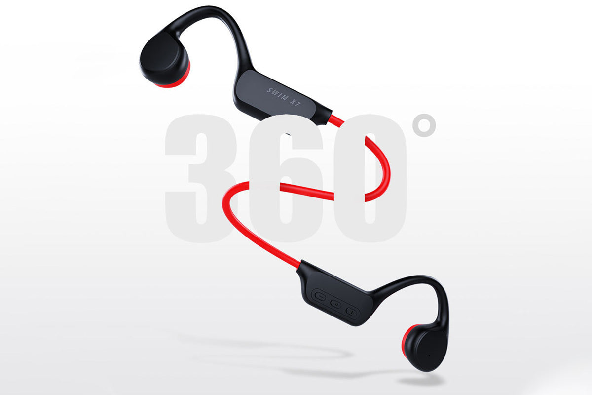 Swimming Water-Resistant Wireless Bone Conduction Earphones