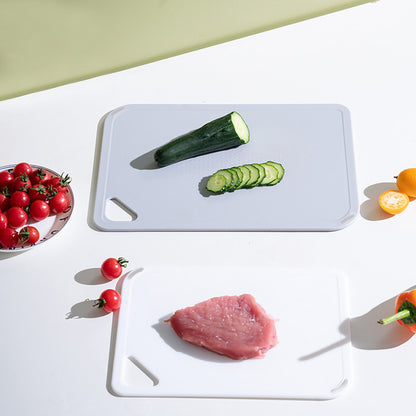 3 PCS Plastic Cutting Board Set with Hanging Loop -Grey