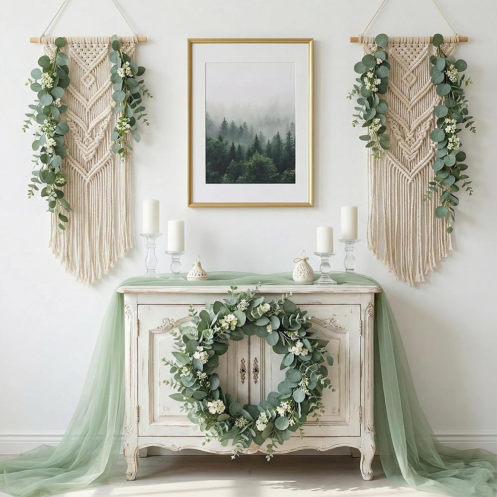 130Pcs Artificial Eucalyptus Leaves Bundle