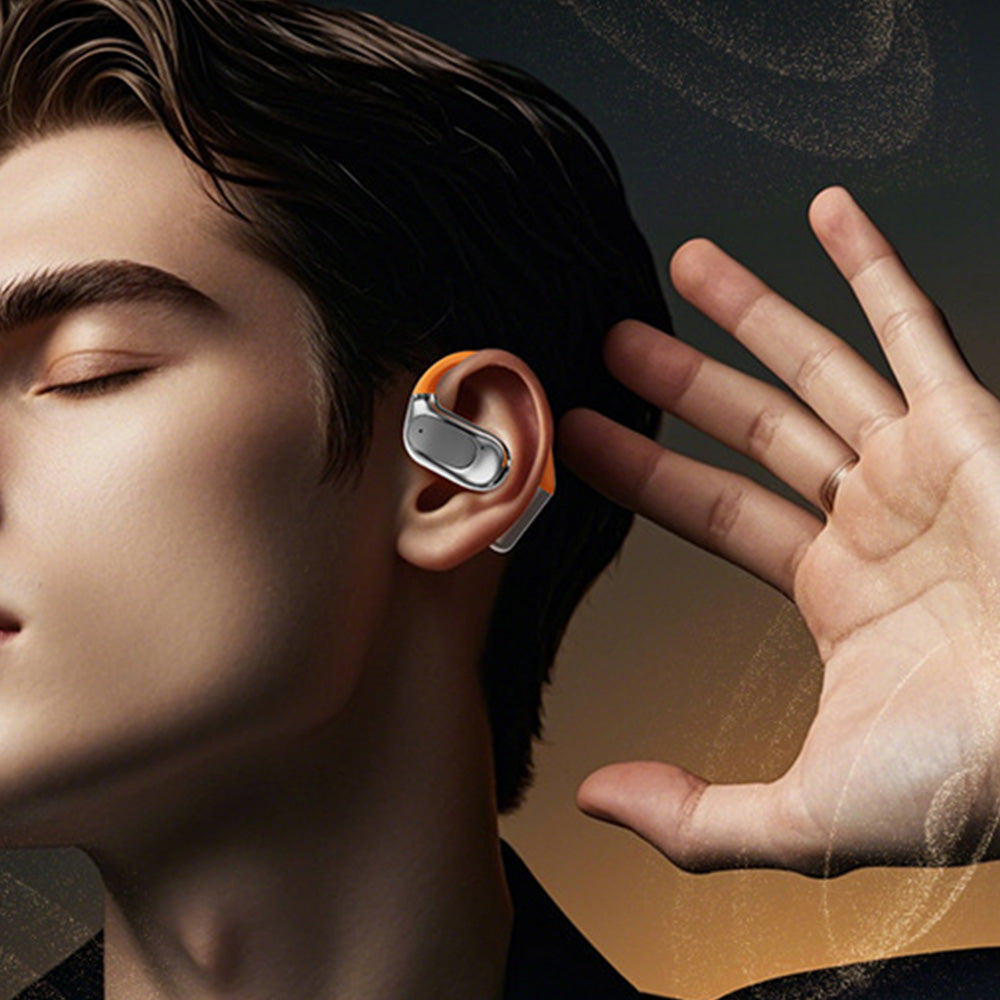 Bluetooth 5.4 Language Translator Earbuds Wireless 144-Language Translation Music Earphones with Charging Case Black