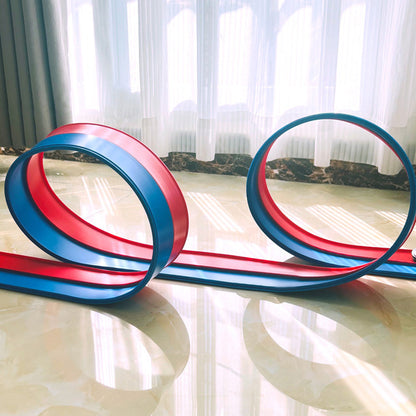 DIY Dual Color Flexible Race Track Car Toy for Kids