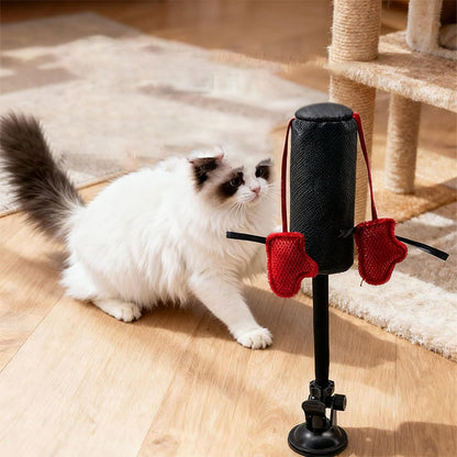 Cat Punching Bag Toy with Suction Cup