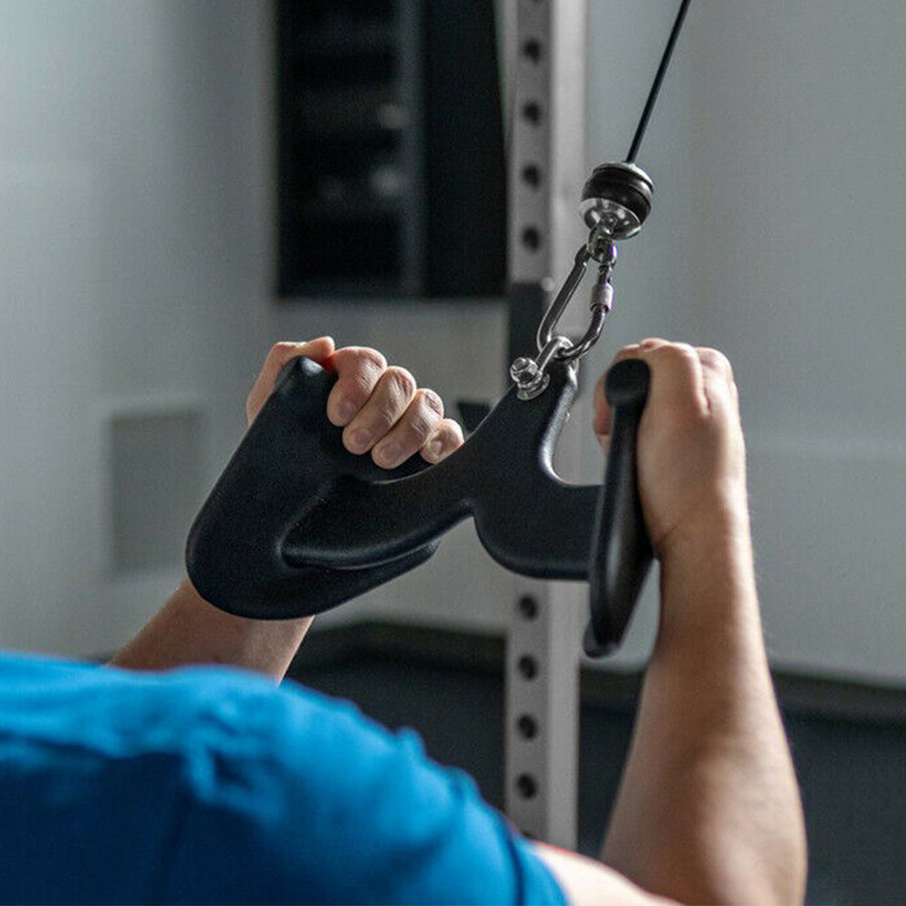 32cm Back Exercise Pulley Attachment Lat Pulldown Handle for Cable Machine Home Gym