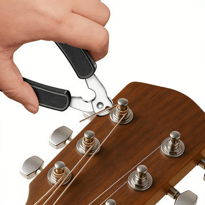 2Pcs 3 in 1 Guitar String Winder and Cutter Pin Puller Electric Acoustic Guitar Tool