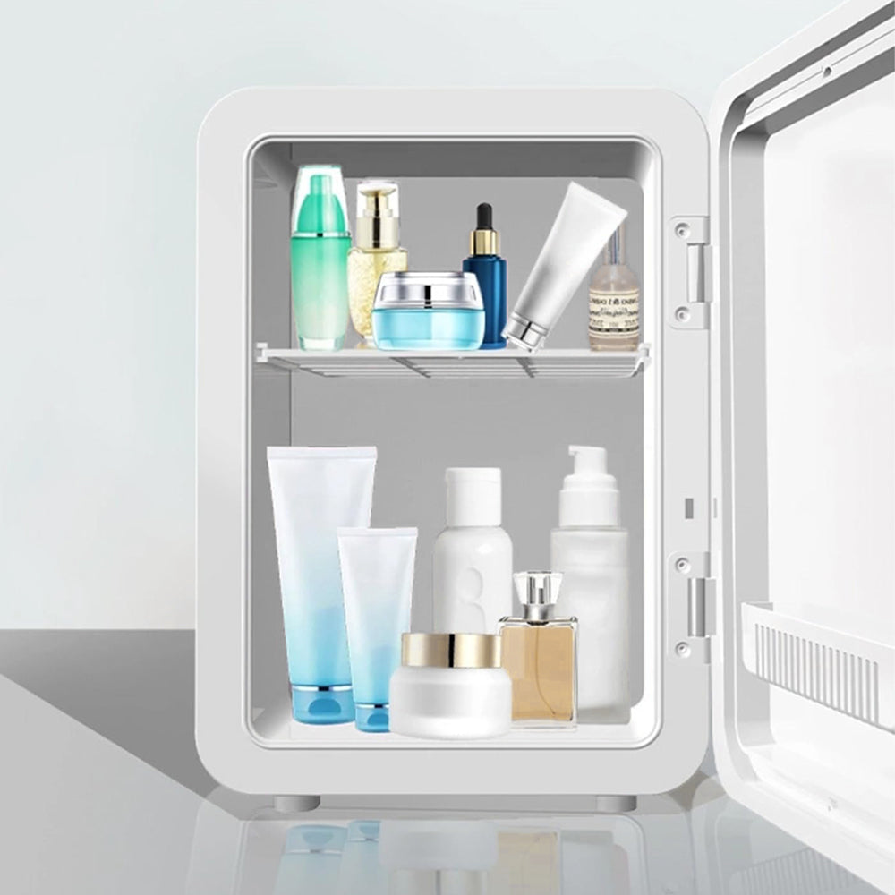 6L USB Mini Fridge Portable Can Cooler for Car - Grey