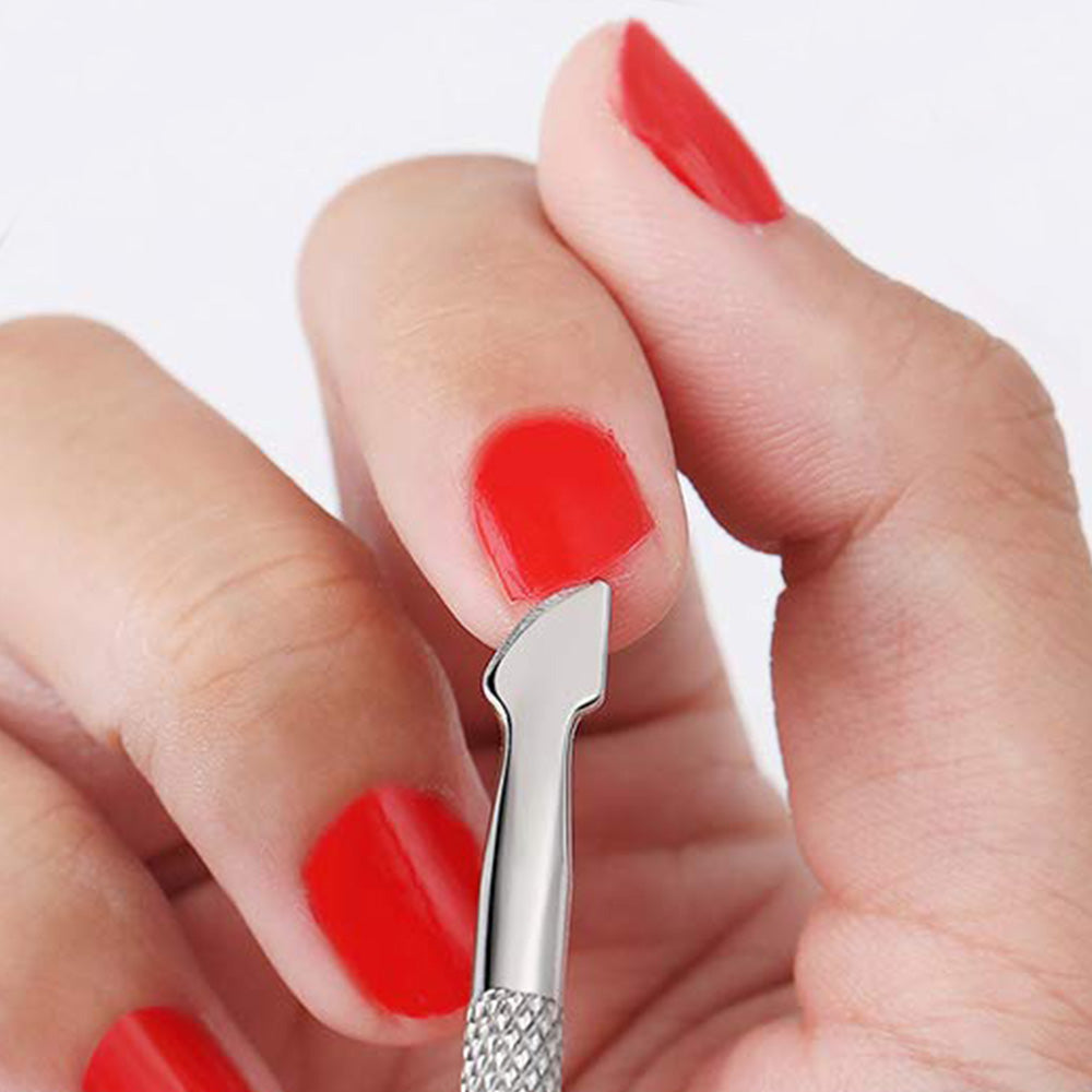 3 Piece Stainless Steel Cuticle Trimmer Set Manicure Pedicure Tool Kit