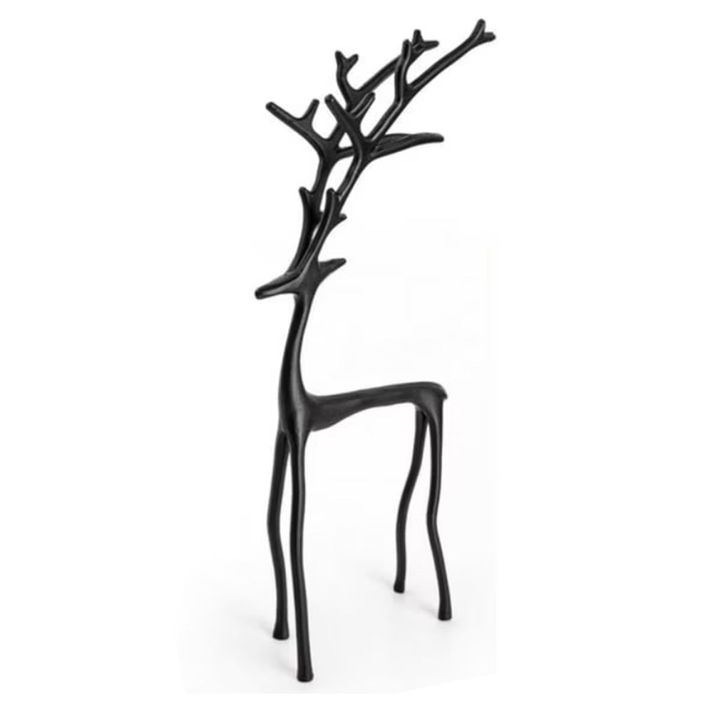 Christmas Reindeer Figurines Centerpieces Decor for Coffee Table Fireplace Large