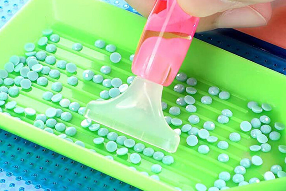 5D Diamond Painting Tools Set DIY Art Craft Pen Accessories Kit -Pink