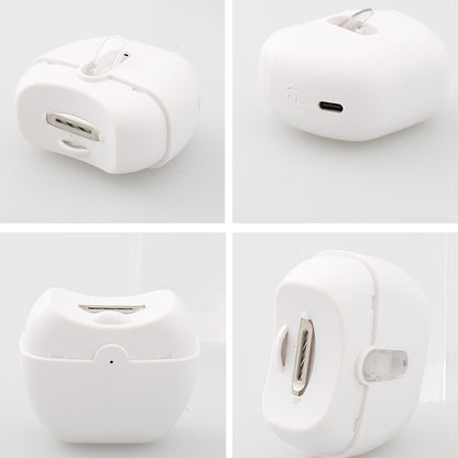 Electric Nail Clipper with LED Light - White