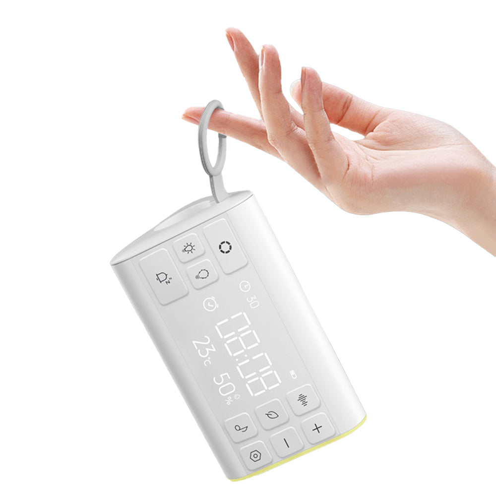 Sound Machine with 35 Soothing Sounds 7 Colors Night Light White Noise Machine with Time Temperature and Humidity Display