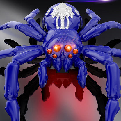 360 Degree Rotating Remote Control Wall Climbing Spider Toy - Blue