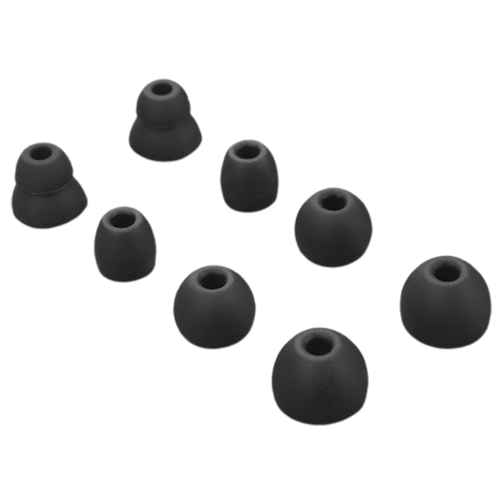 Replacement Silicone Ear Tips Earbuds for Beats Flex X Powerbeats Pro-black