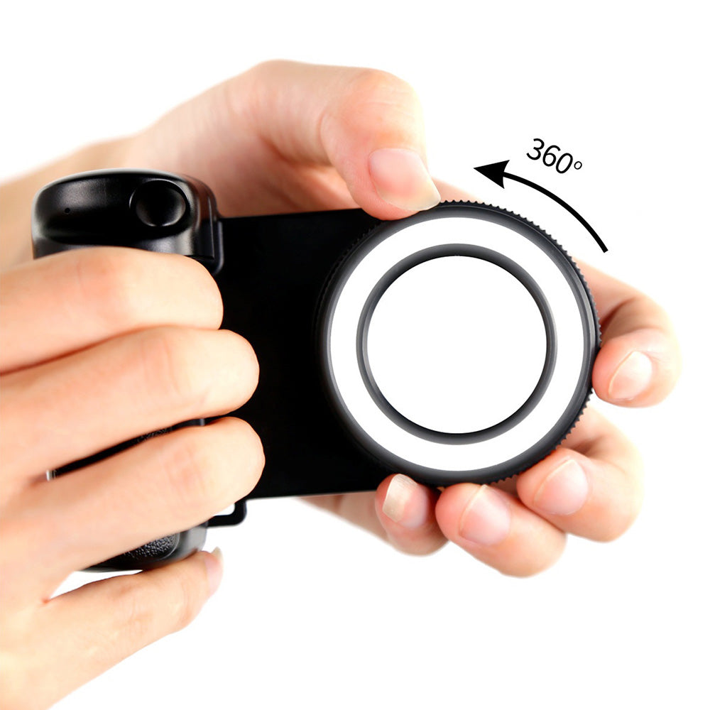Fun Shot  Phone Camera Shutter Grip With Bluetooth Remote For iPhone Android