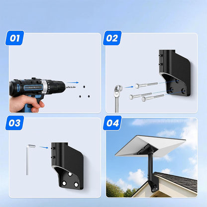 360 Degree Roof Mount for Starlink Gen 3 Gen 4 and Gen 4X