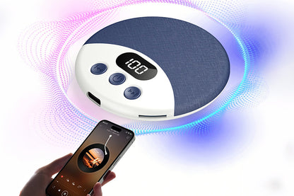 Display Under Pillow Bluetooth Sleep Speaker - Blue