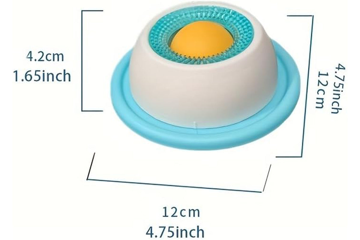 Dog Licking Bowl Slow Feeder Bowls - Blue