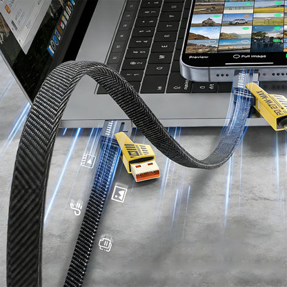 2Pcs 65W 4-in-1 Charging Cable