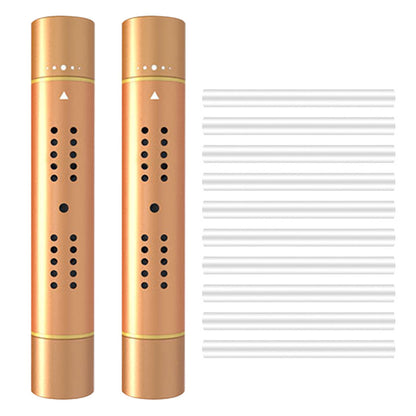 Car Air Vent Clip Air Freshener with Scent Sticks Metal Aroma Diffuser for Vehicle Interior-Gold