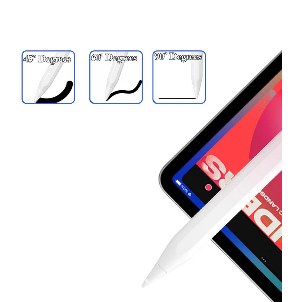 Stylus Pen for iPad A16 11 10 9 8 7 6 iPad mini 7 6 5 with 2 Tips-Pink